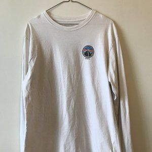 Patagonia Long Sleeve White Graphic T-Shirt